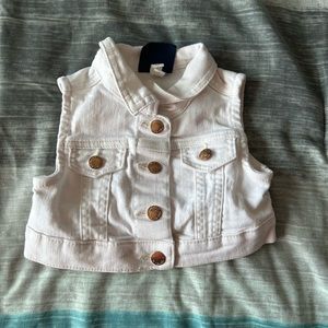 Oshkosh 12 Month White Vest